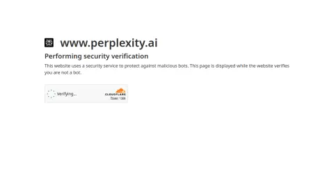 Recent homepage preview of Perplexity at perplexity.ai